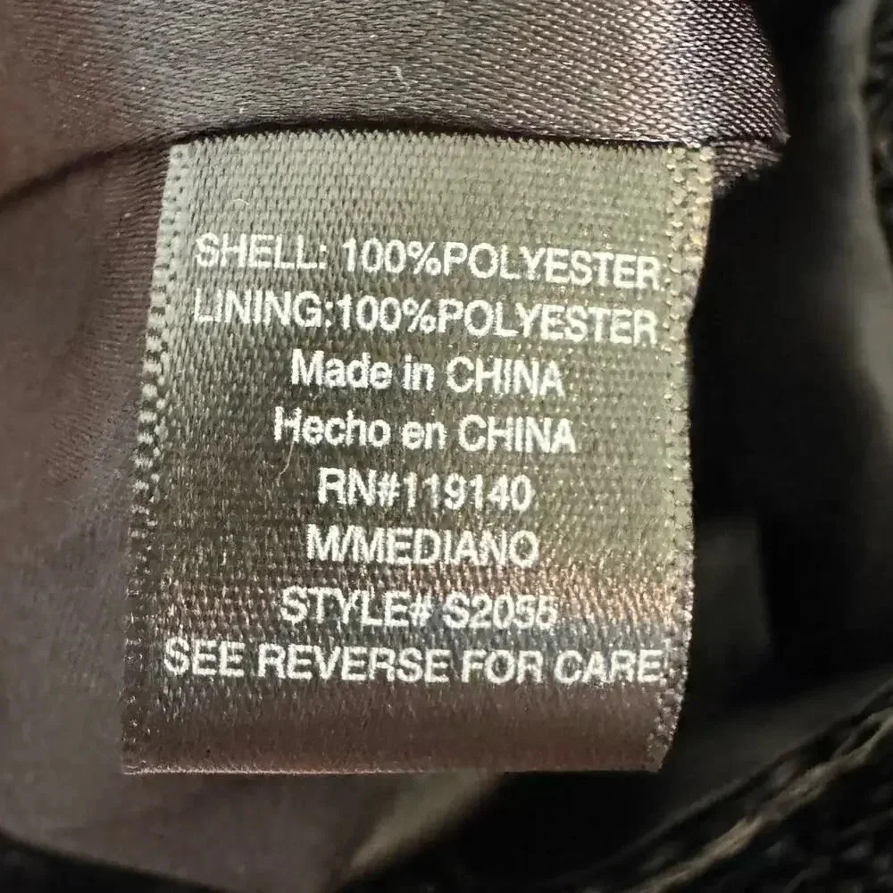 Double Zero Black Sequin Blazer One‎ Button Front… - image 7